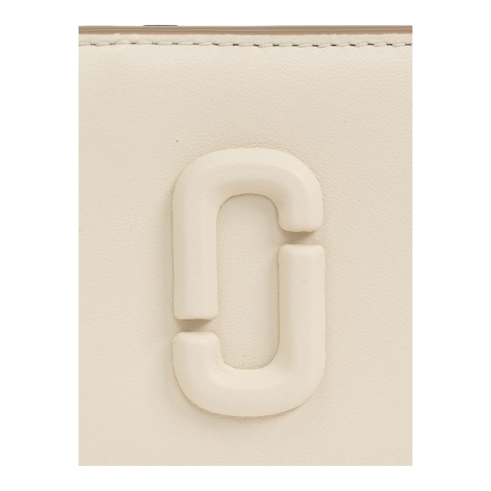 Marc Jacobs Portemonnee 'The J Marc Mini' Beige Dames
