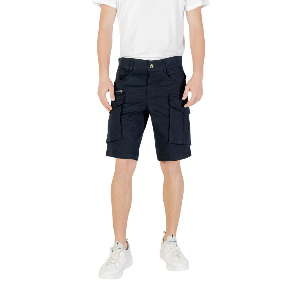 Replay Men's Blue Casual Shorts, W30, Cotton Bermuda Shorts