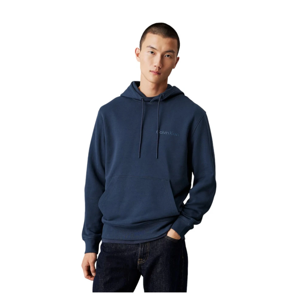 Calvin Klein Jeans Hoodie Sweatshirt Blue Heren