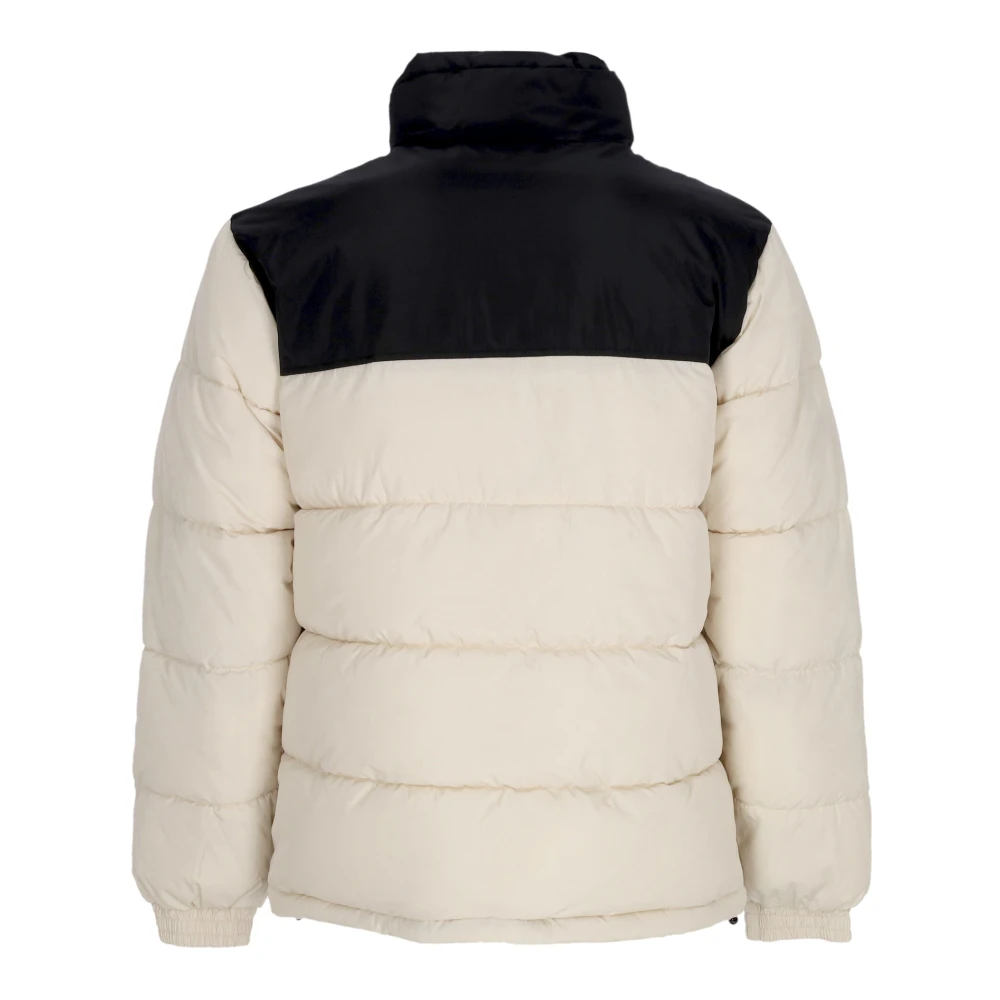Karl Kani Retro Essential Puffer Jas met Rits Beige Heren