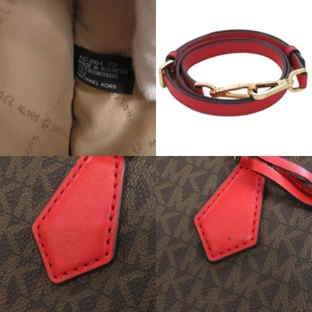 Michael Kors Pre-owned Plastic handbags Brown Dames