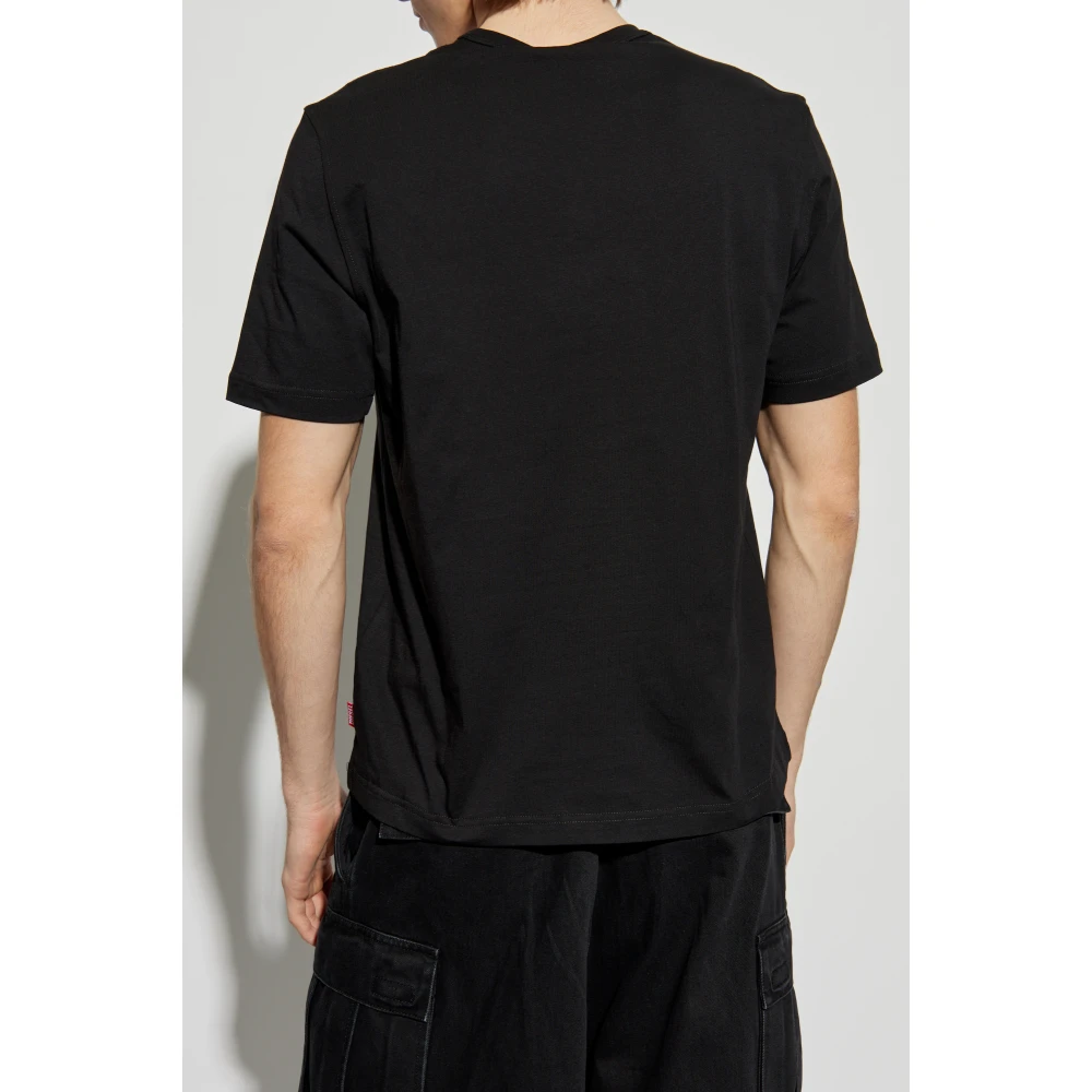 Diesel T-shirt T-Adjust-R19 Black Heren