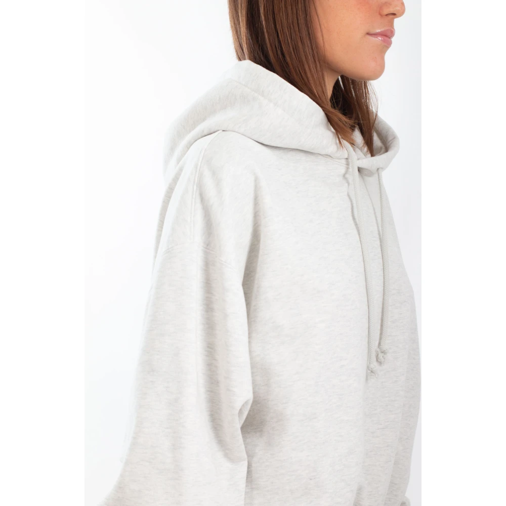 Y-3 Lichtgrijs Terry Boxy Hoodie Gray Dames