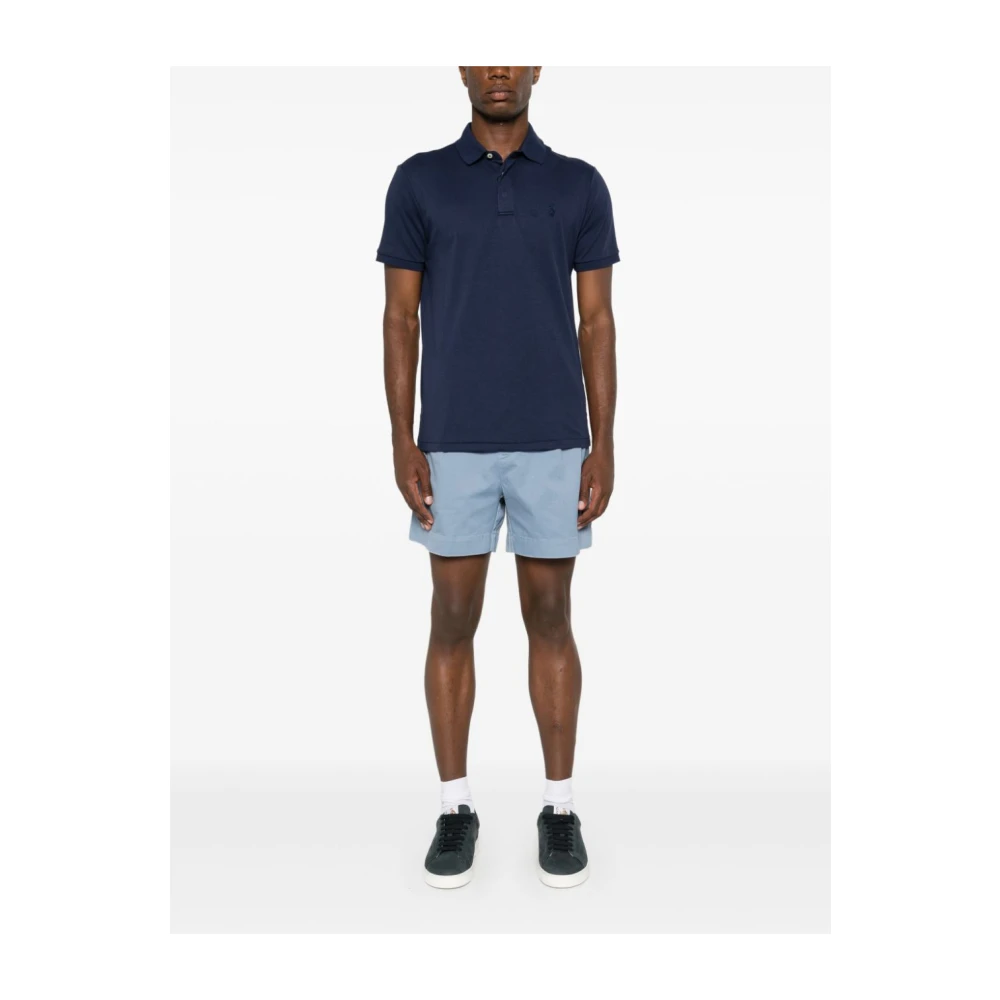 Ralph Lauren T-shirts en Polos Blauw Blue Heren