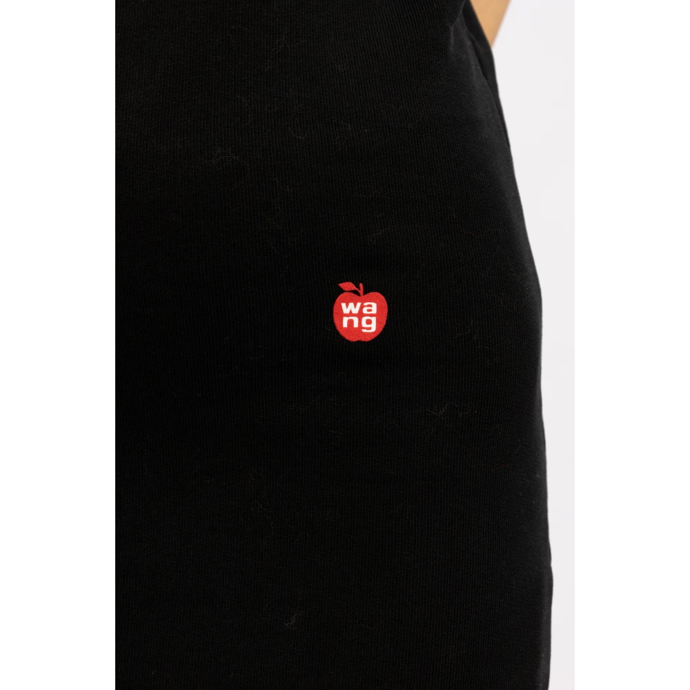 T by Alexander Wang Katoenen jurk Black Dames