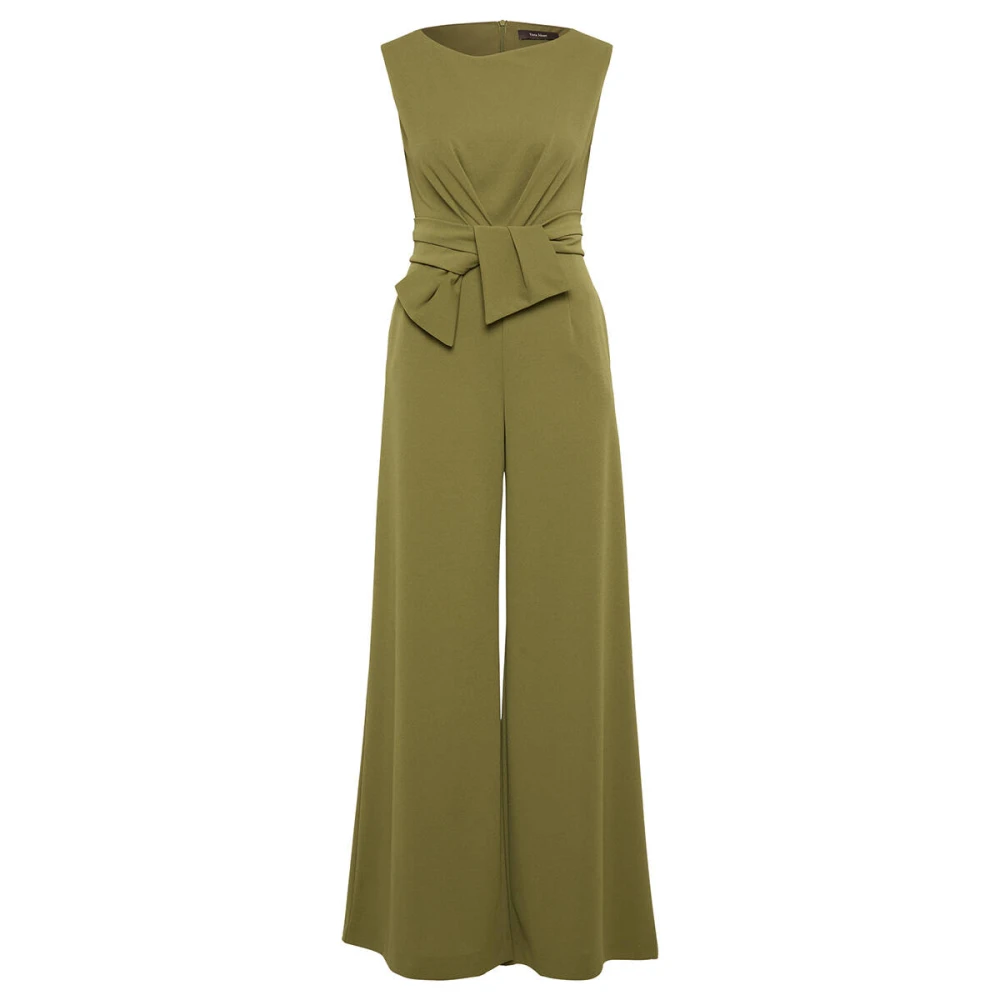Vera Mont Mouwloze Jumpsuit Overall Green Dames