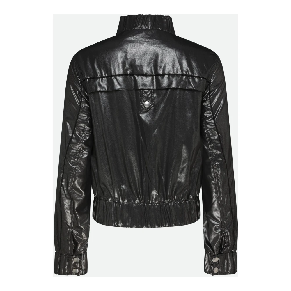 SPORTMAX Antraciet Jas voor Actieve Levensstijl Gray Dames