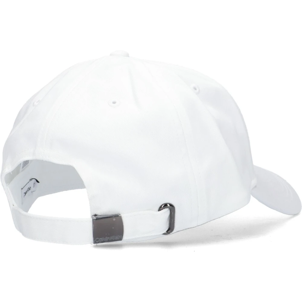 Calvin Klein Metal Bb Cap Wit Textiel White Heren