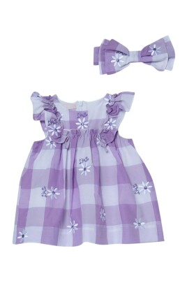 checkered-dress-with-embroidered-flowers