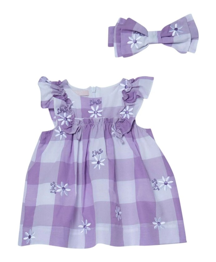 checkered-dress-with-embroidered-flowers