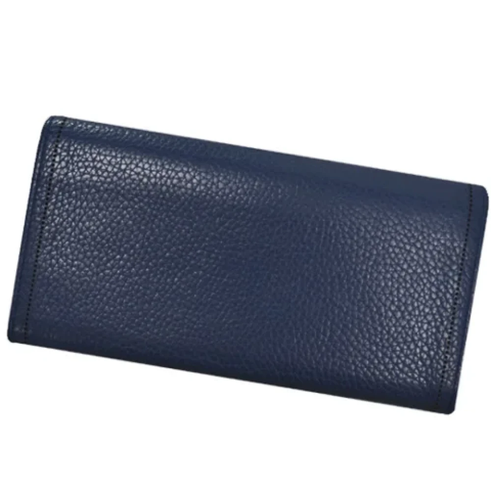Balenciaga Vintage Pre-owned Leather wallets Blue Dames