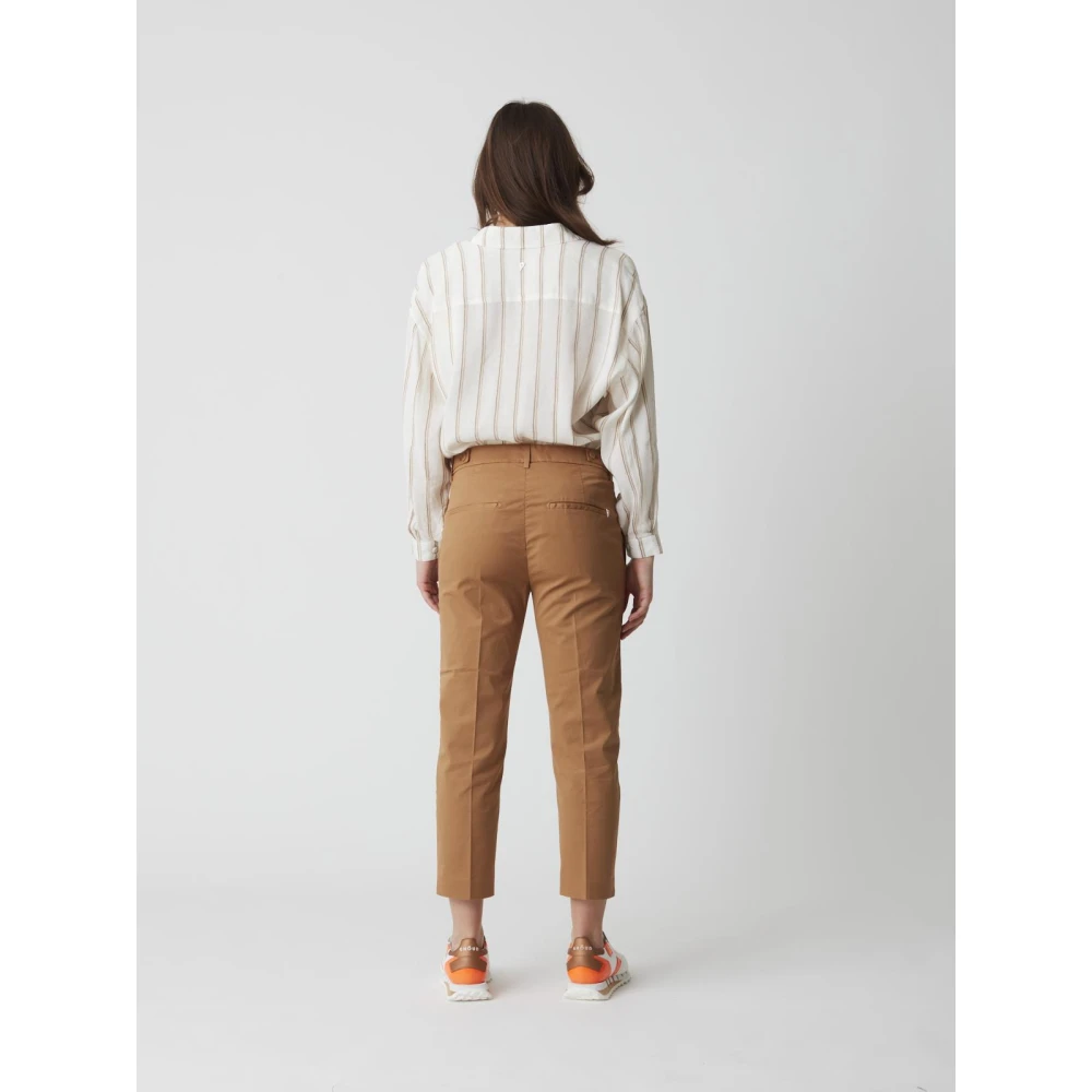 Dondup Ariel Broek Beige Dames