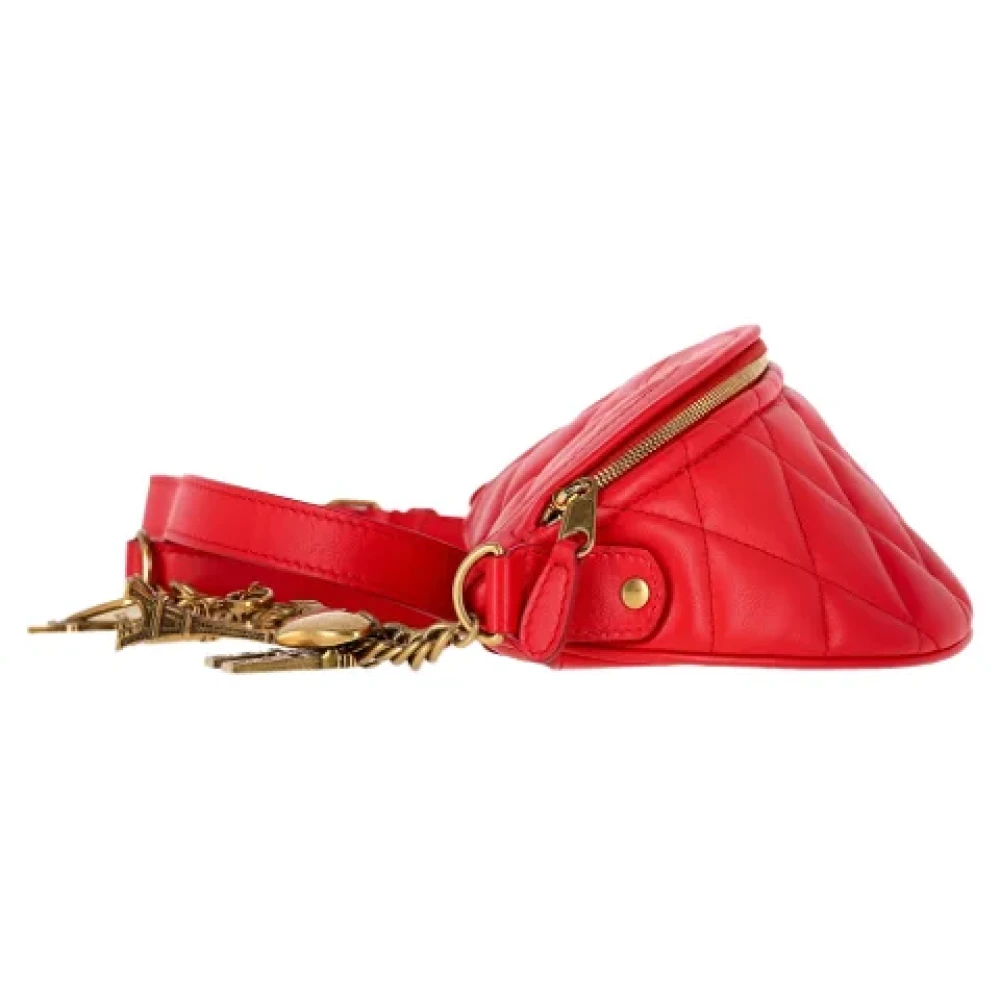 Balenciaga Vintage Pre-owned Leather crossbody-bags Red Dames