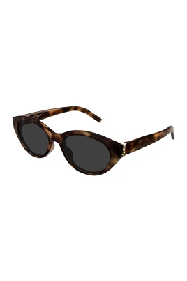 Oval Trendiga Solglasögon med YSL-monogram