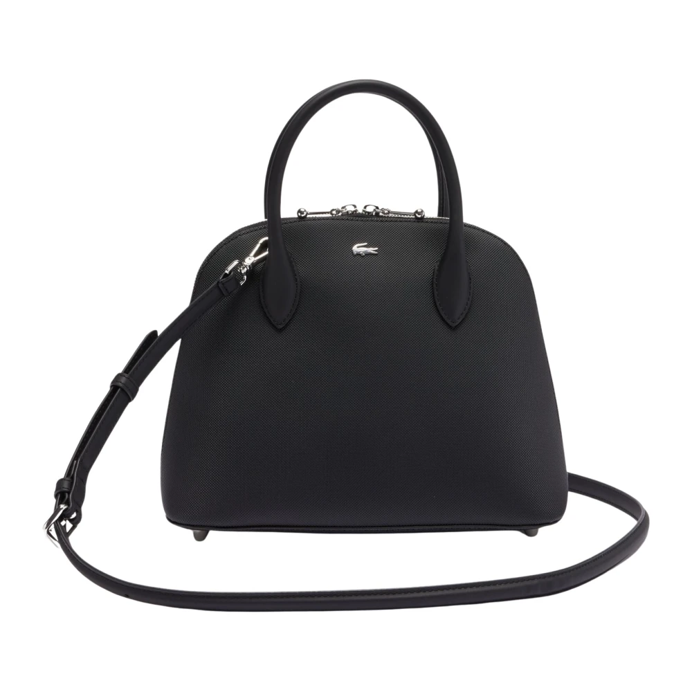 Lacoste Donna Nero Borse, Taglia Unica, New,