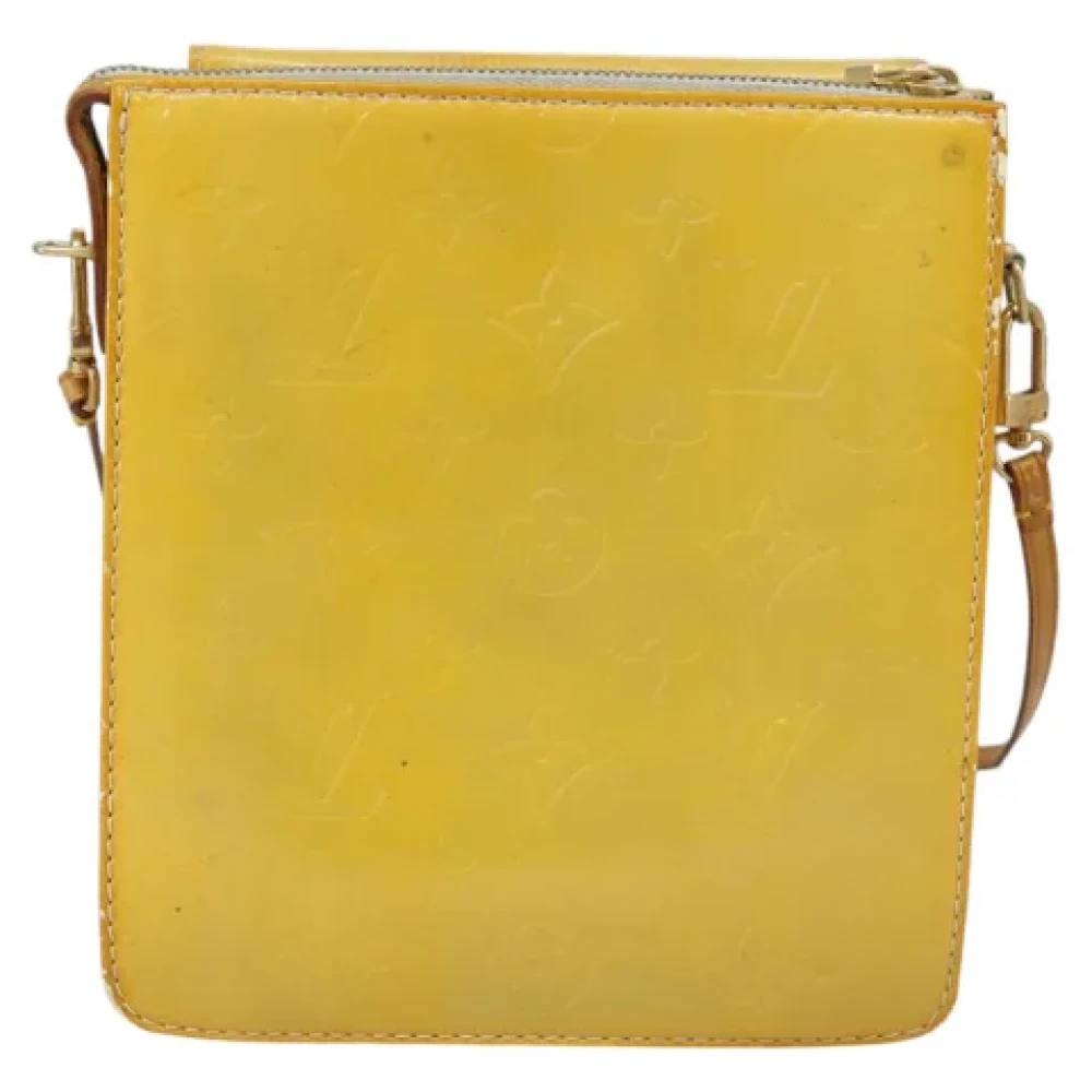 Louis Vuitton Vintage Pre-owned Leather pouches Yellow Dames