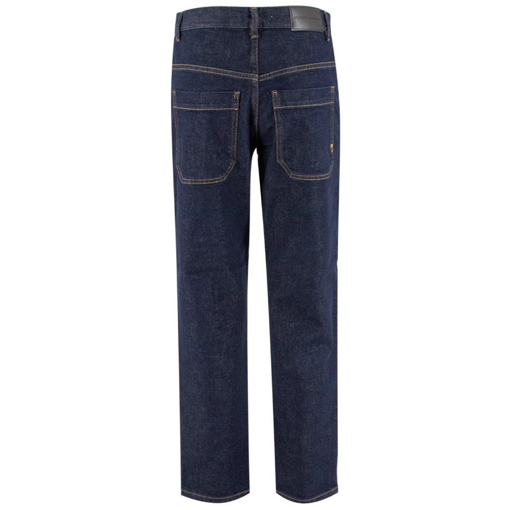 pinko High-Waisted Power Stretch Denim Jeans Blue Dames