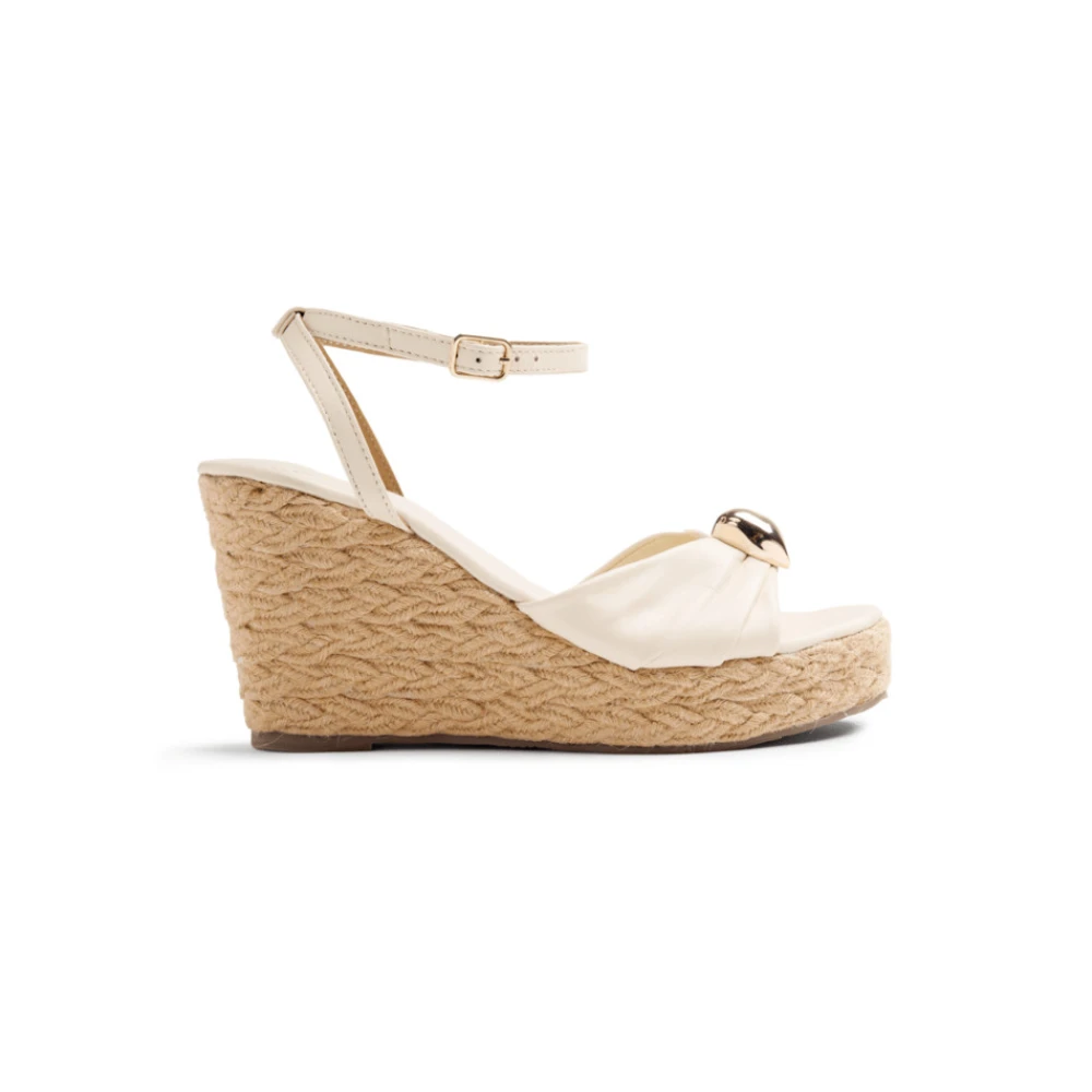Gioseppo Women's Beige Soudan Wedge - Wedges - 6 Uk - Shoes
