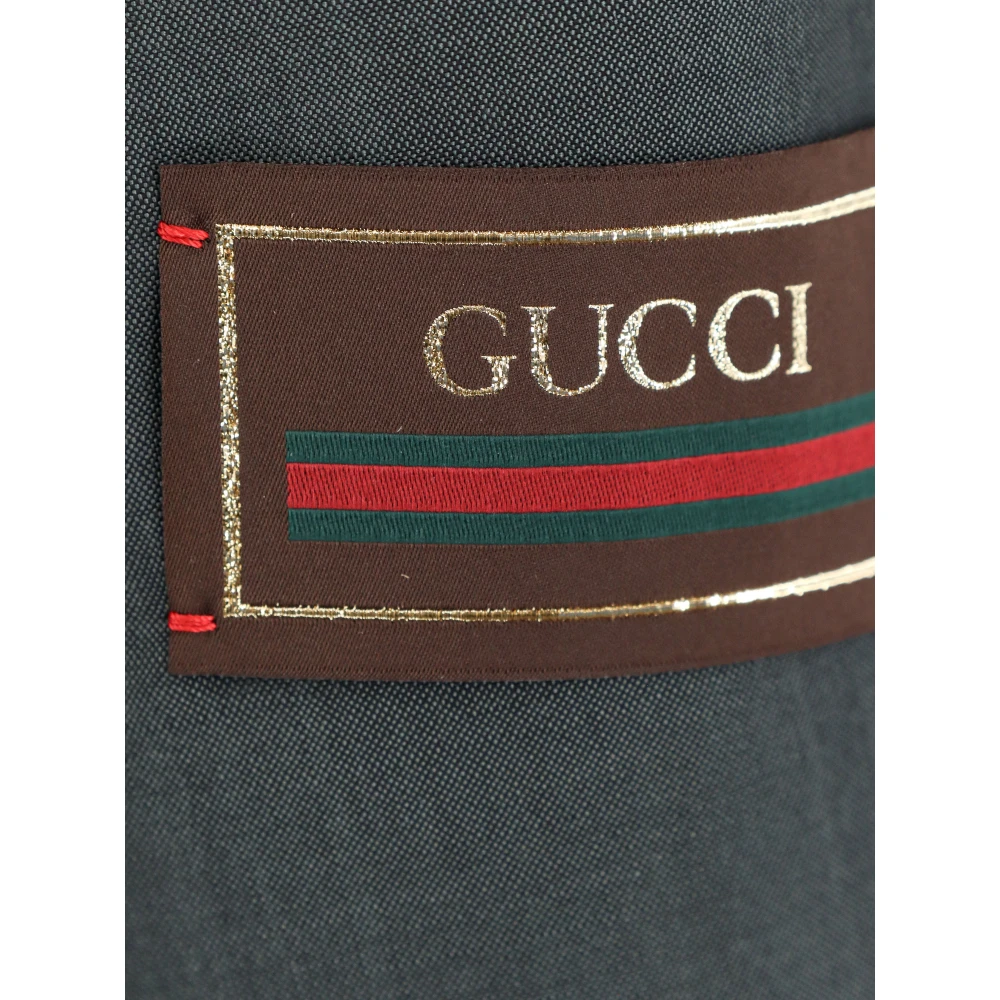 Gucci Groen Blazer Pak met Italiaans vakmanschap Green Heren