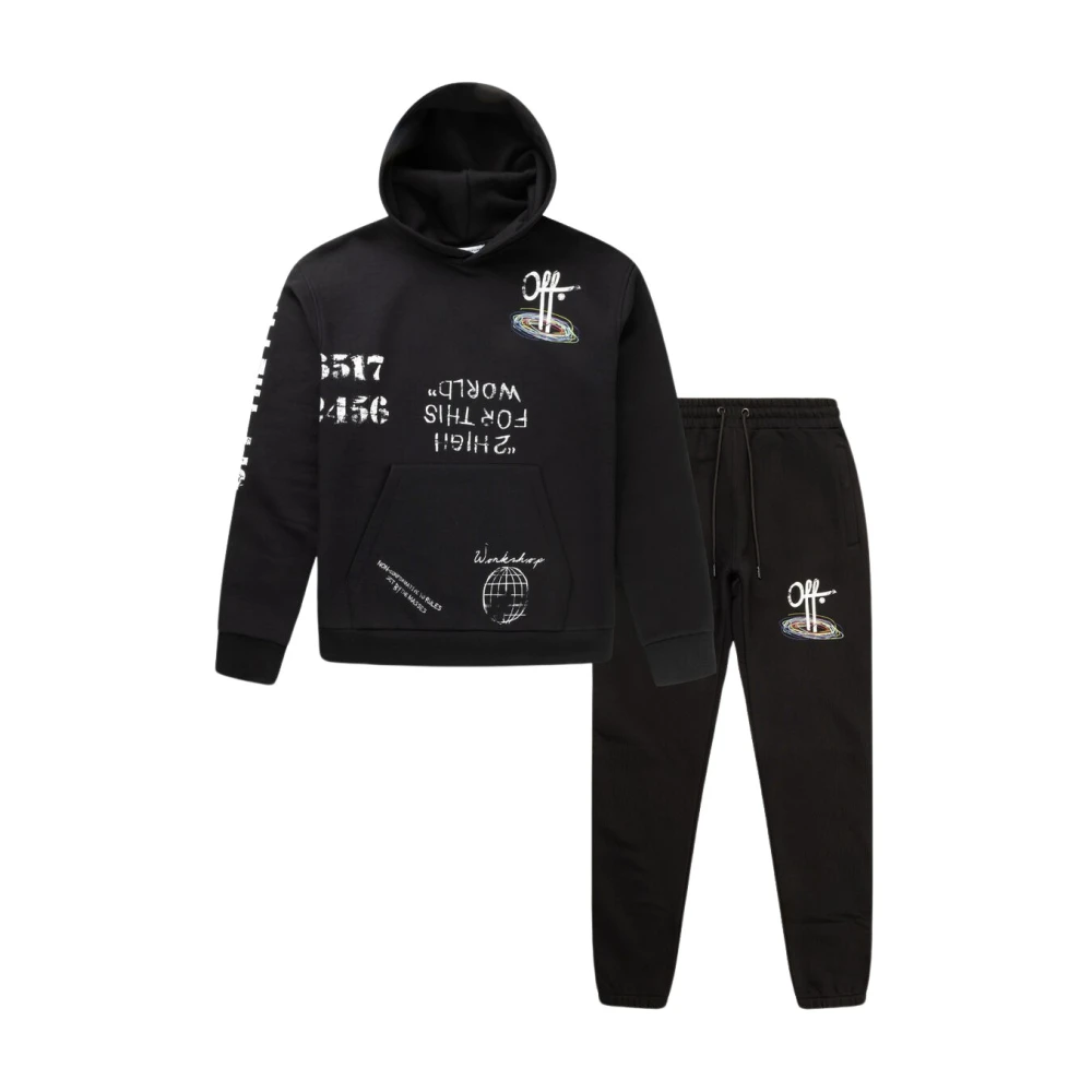 Off The Pitch Urban Energy Sweatsuit Black Heren