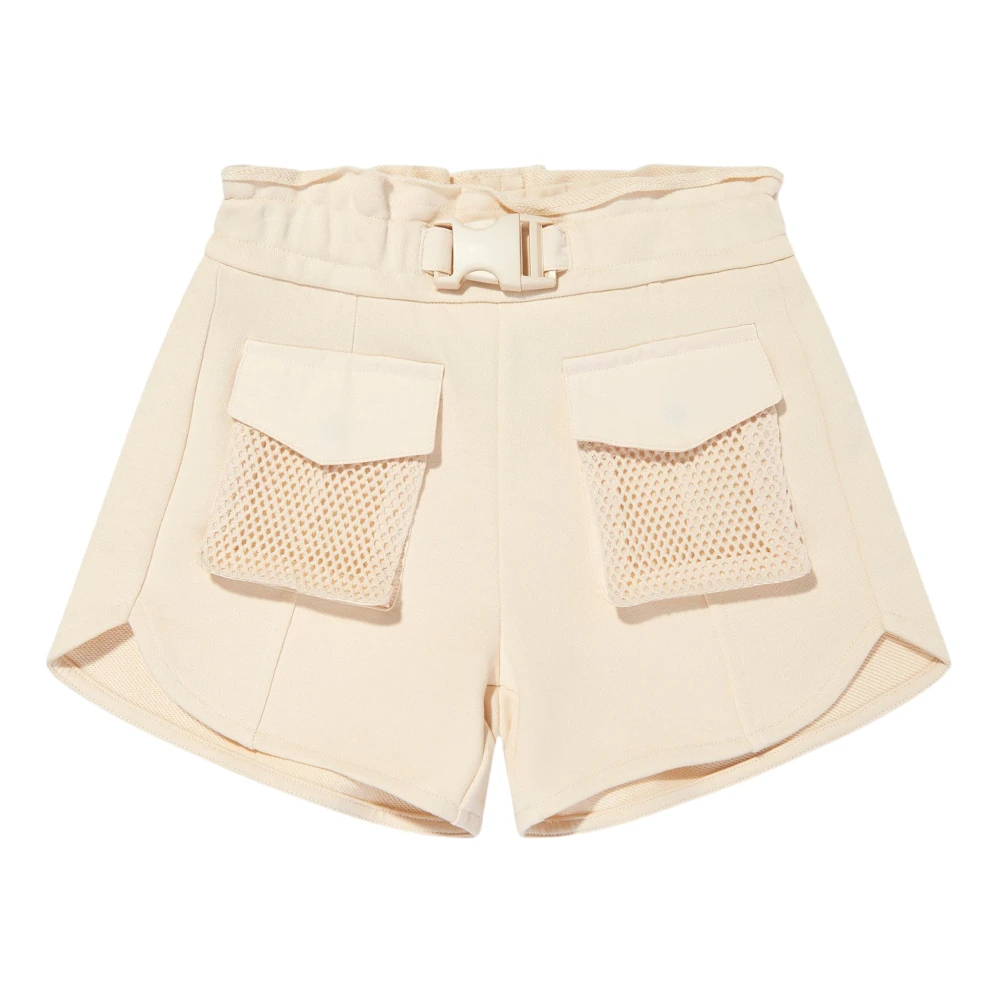 Emporio Armani Girls Beige Chic Pocket Shorts