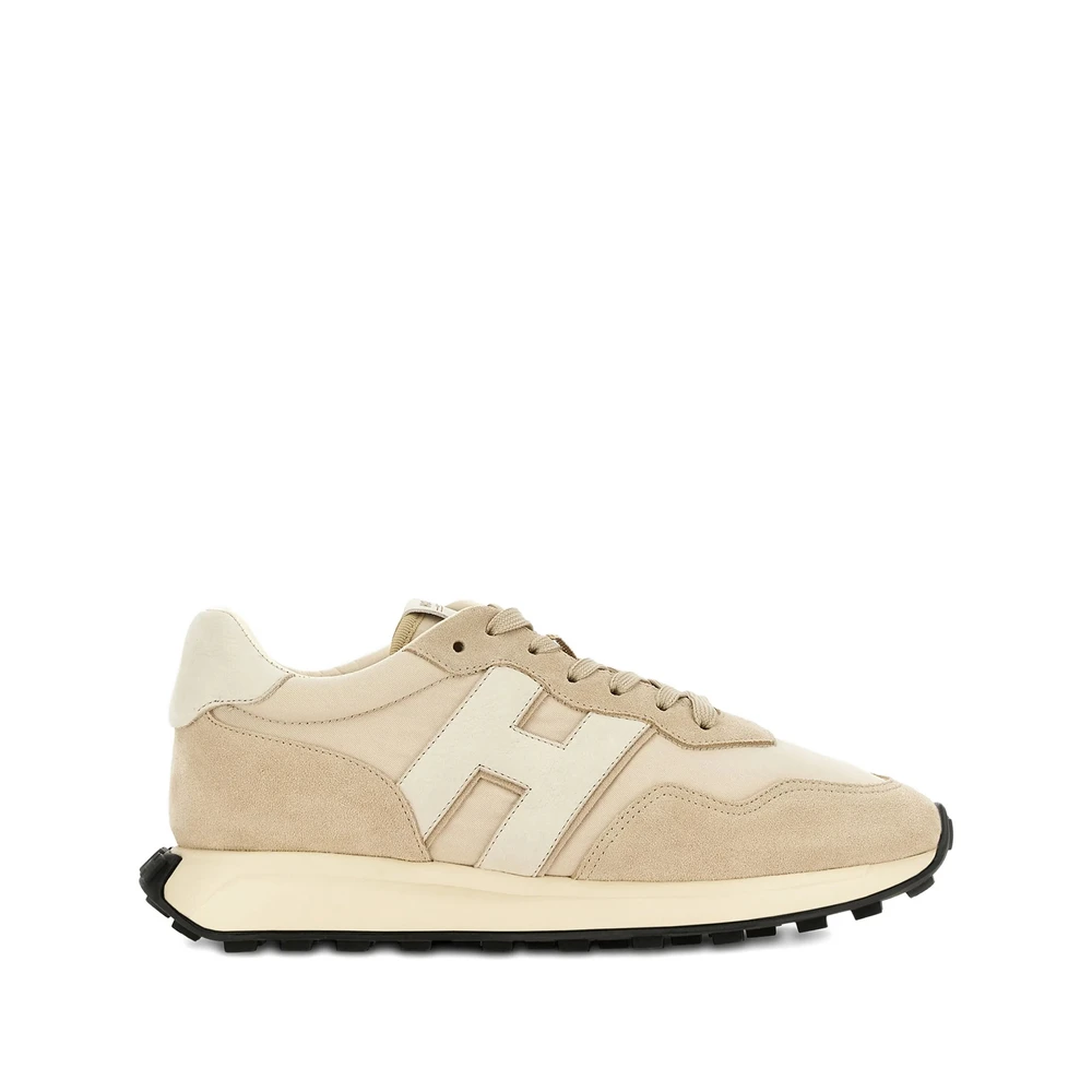Hogan H601 Sneakers met logo-detail Heren Schoenen Beige