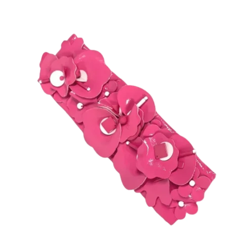 Miu Pre-owned Fabric hair-accessories Pink Dames