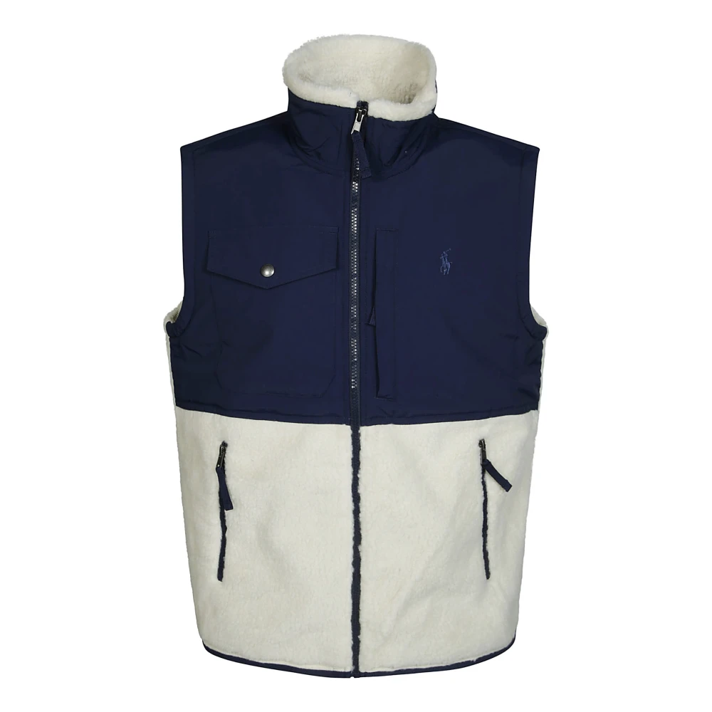 Polo Ralph Lauren Fleecevest met volledige rits White Heren