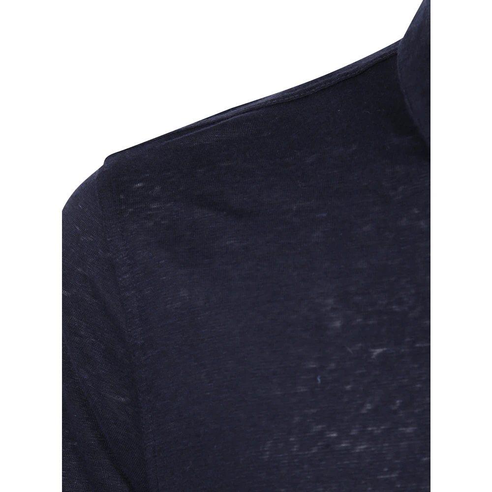 majestic filatures Klassieke Polo Shirt Blue Heren