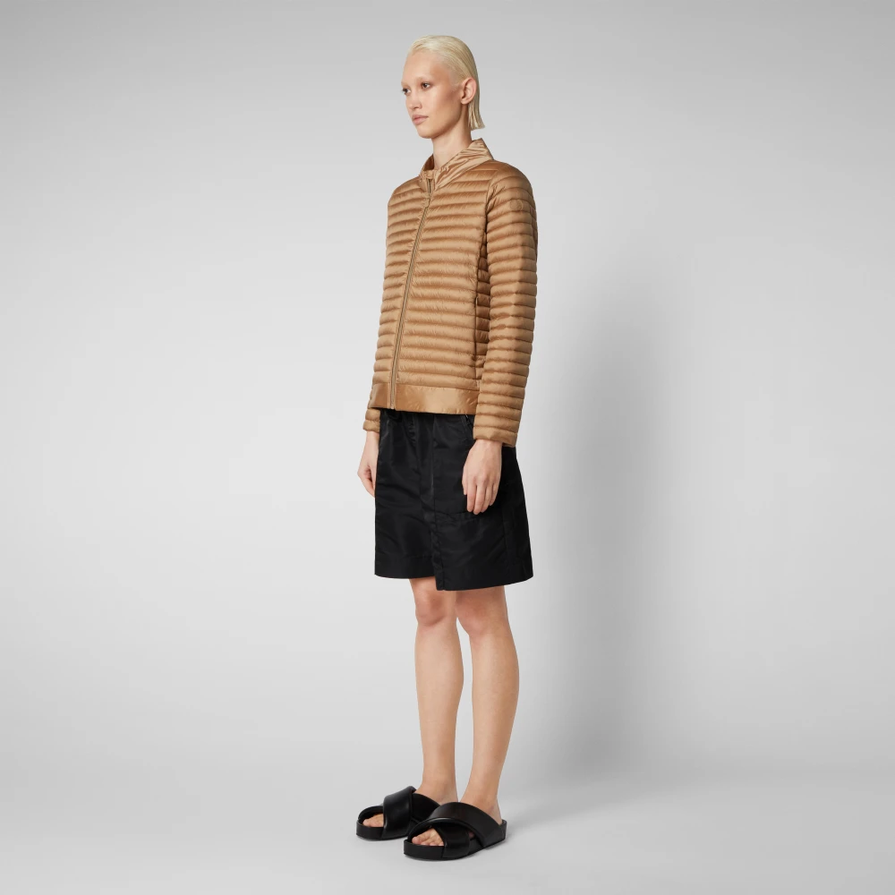 Save The Duck Beige Winterjassen voor Vrouwen Beige Dames