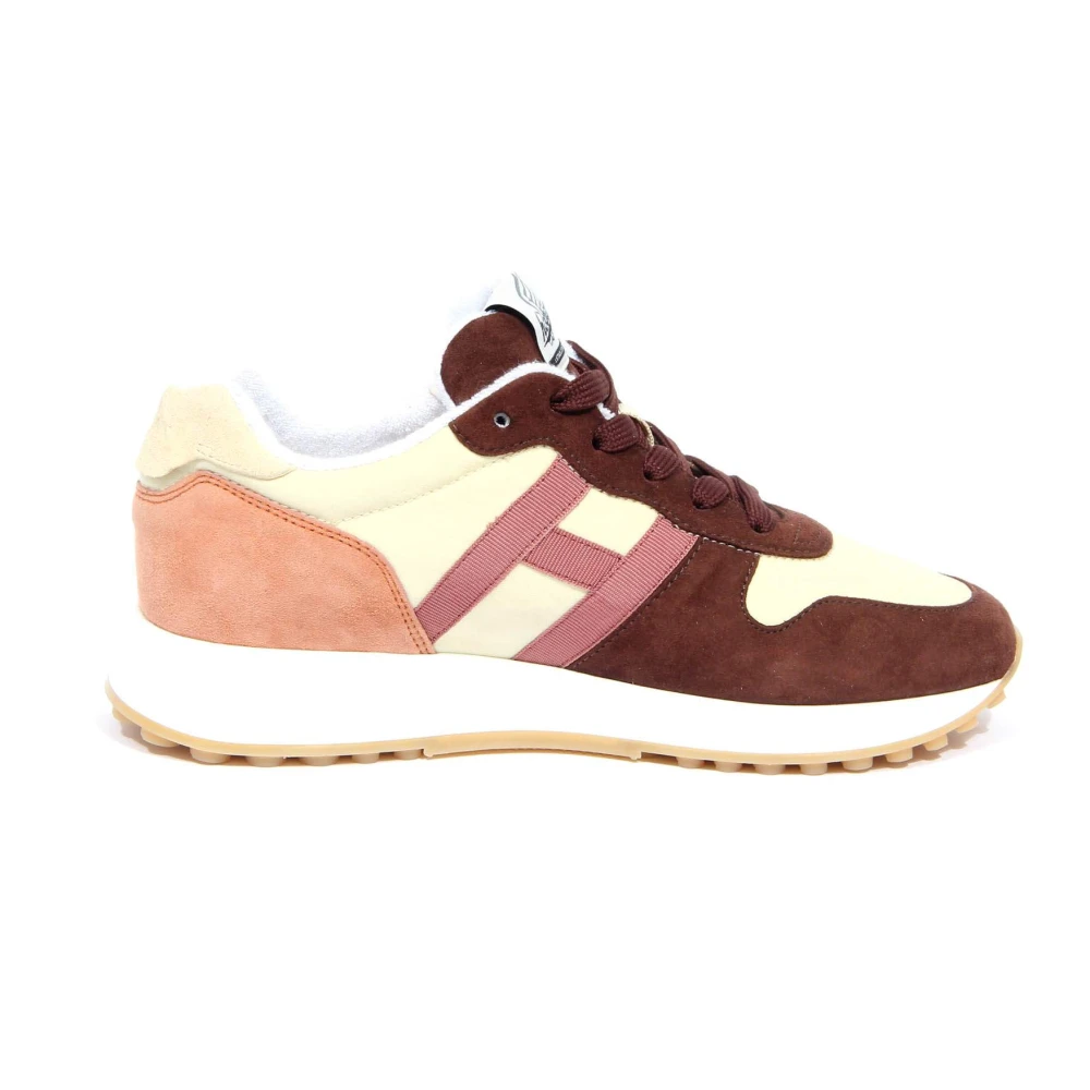 Hogan Tweekleurige Tape Sneakers Dames Schoenen Veelkleurig Multicolor