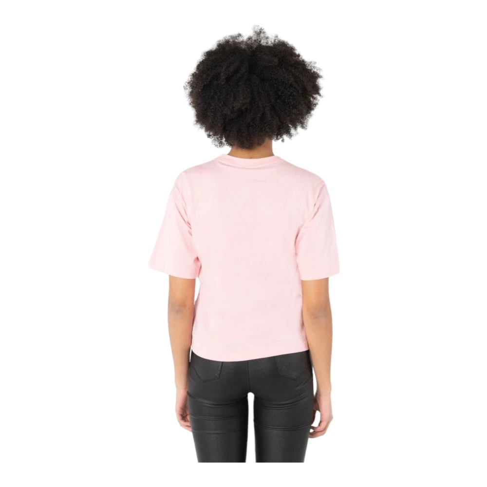 Champion Korte Mouw T-shirt Pink Dames