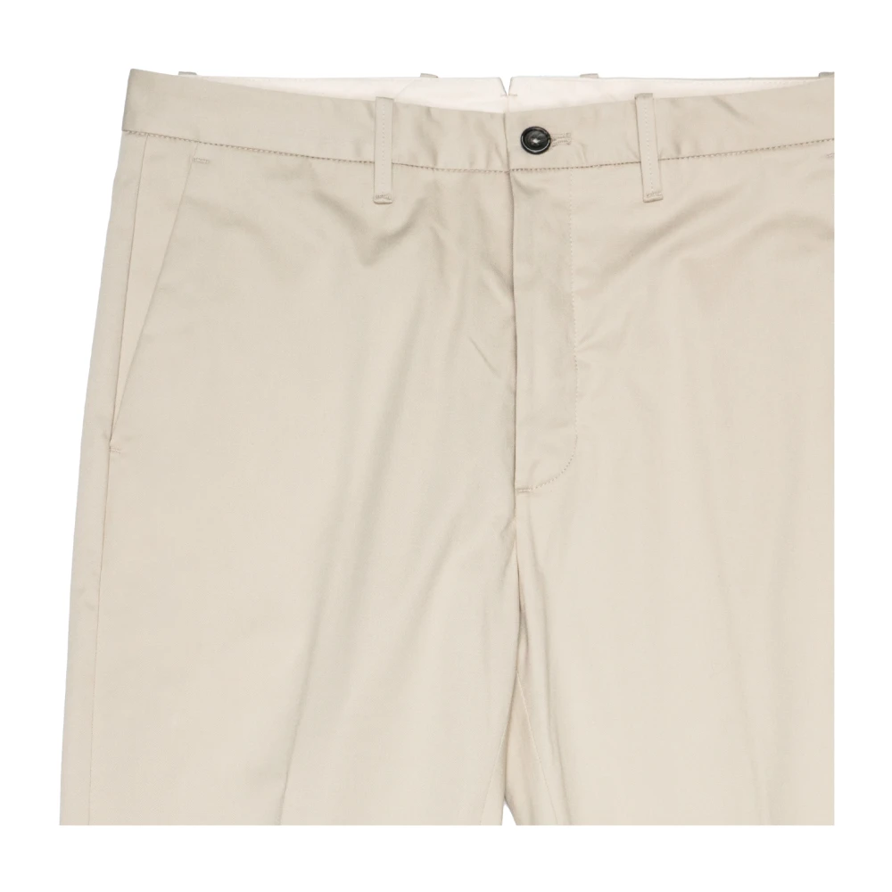 Nine In The Morning Relaxed fit katoenen chino broek Beige Heren