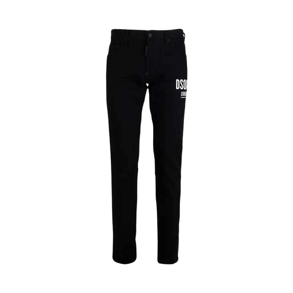 Dsquared2 Men's Black Slim-Fit Jeans
