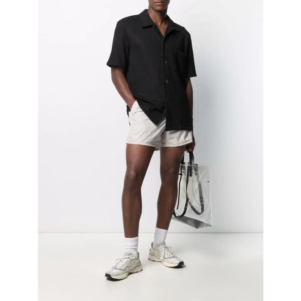 Our Legacy Korte Mouw Box Shirt Black Heren