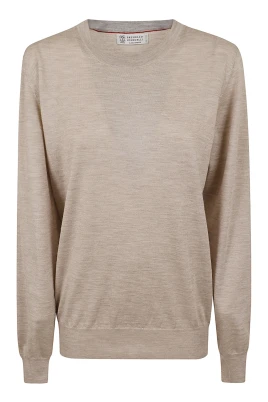 Cashmere Silk Rundhalsad Tröja