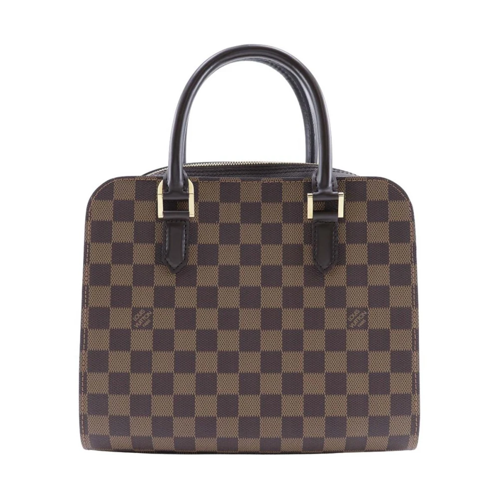 Louis Vuitton Vintage Women's Brown Vintage Handbags, One Size, Pre-Owned Structured Leather Satchel