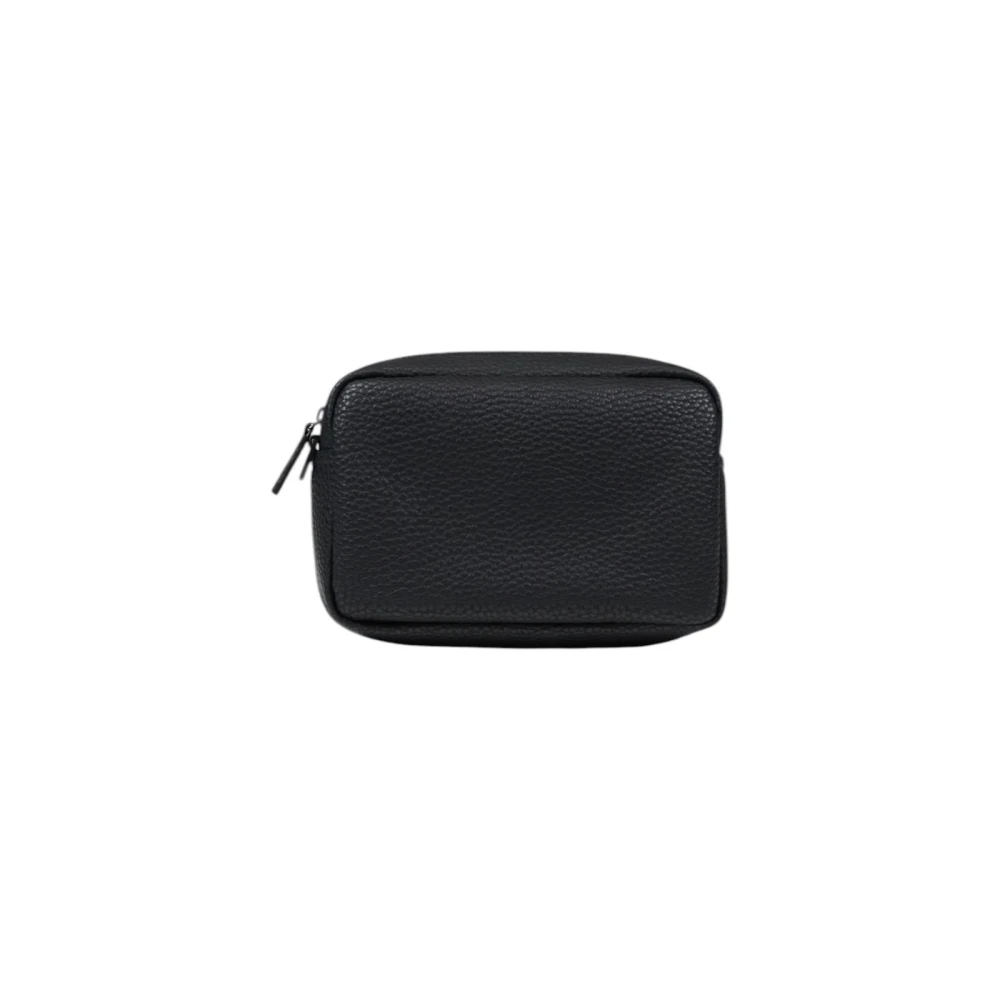 Armani Exchange Stijlvolle Polyester Schoudertas Black Heren