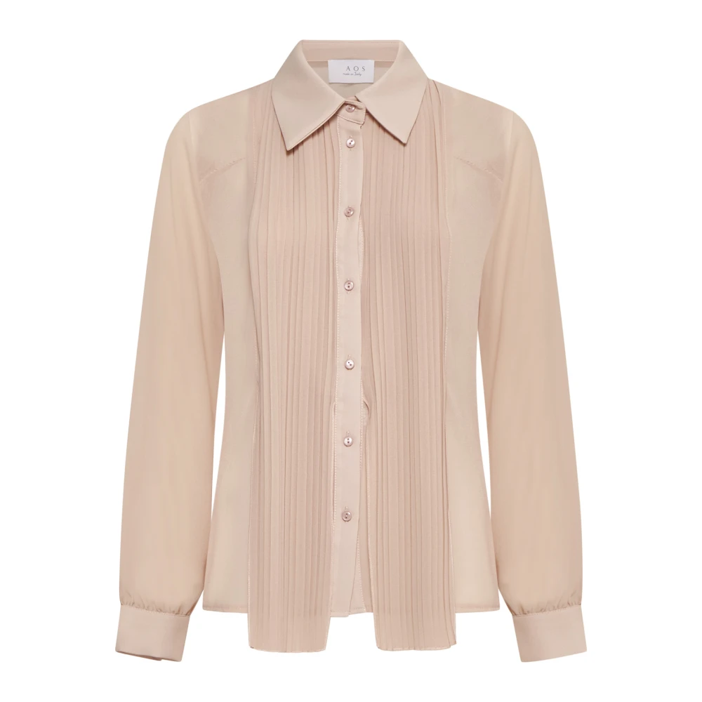 Kaos Stijlvolle Shirts in Huidskleur Beige Dames