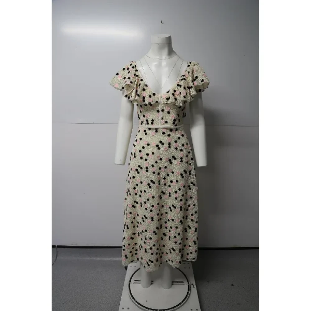 Giambattista Valli Pre-owned Cotton dresses Multicolor Dames