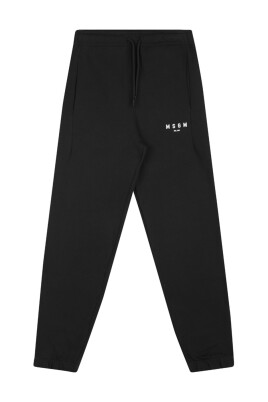 sweatpants-noirs-avec-logo-imprime-poignets-elastiques