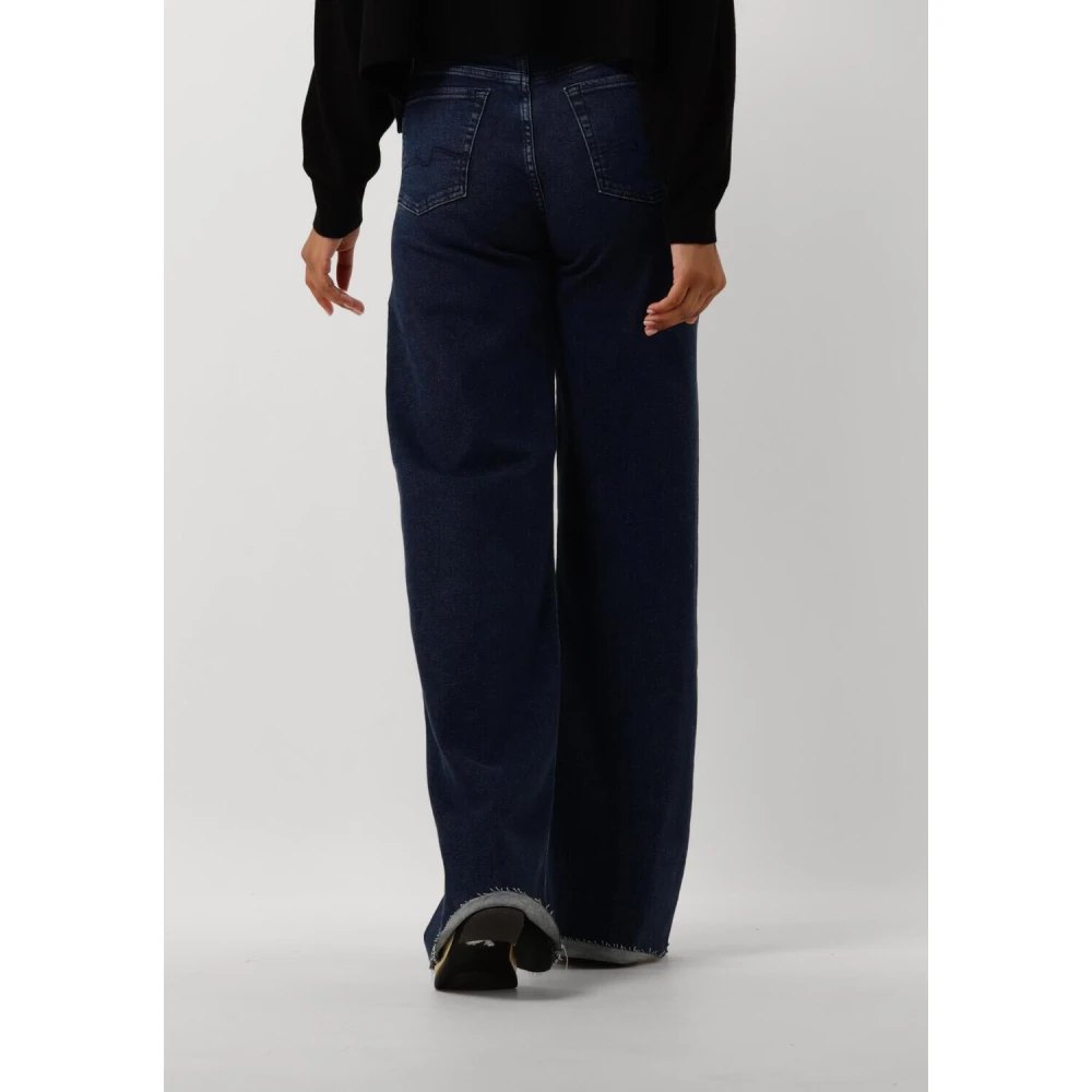 7 For All Mankind Wijde Jeans Denim Blue Dames