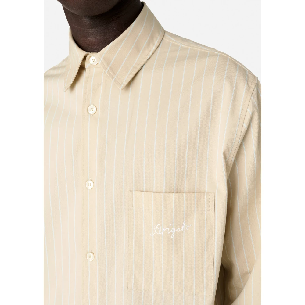 Axel Arigato Lou Shirt Beige Heren