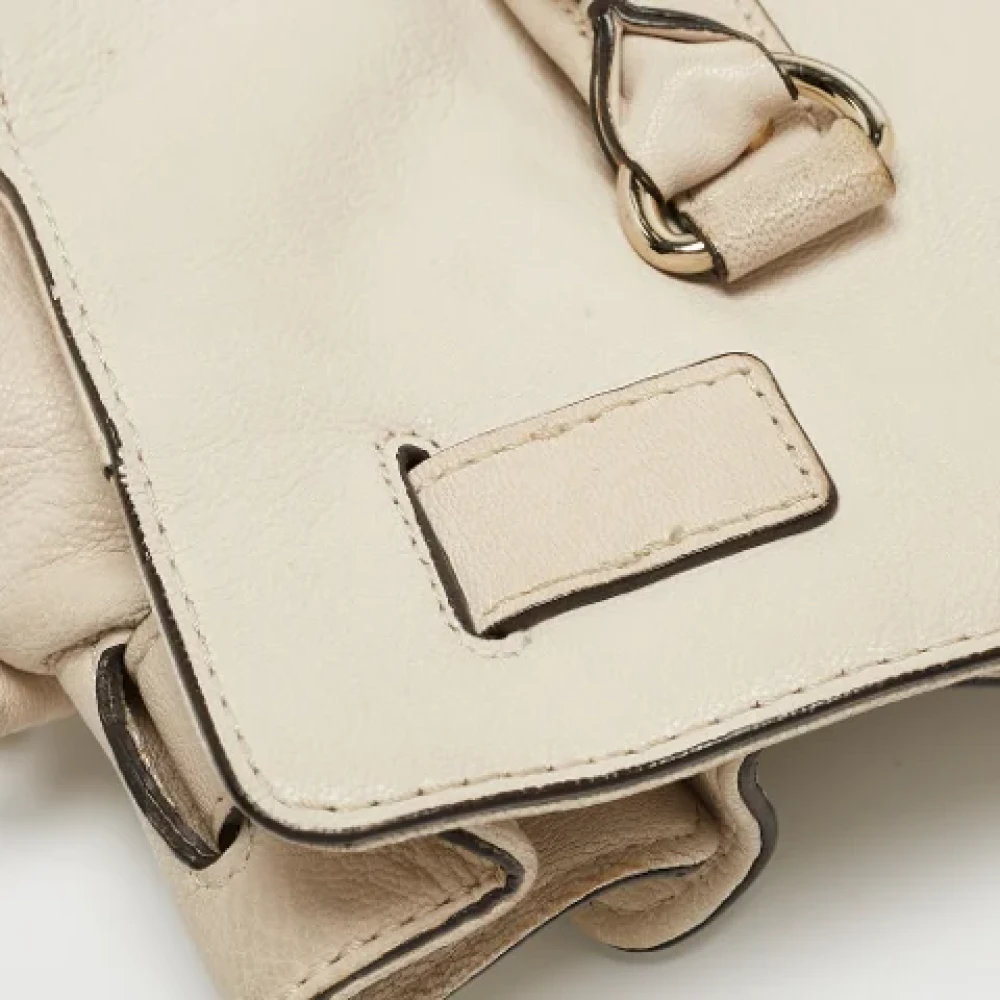 Michael Kors Pre-owned Leather totes Beige Dames