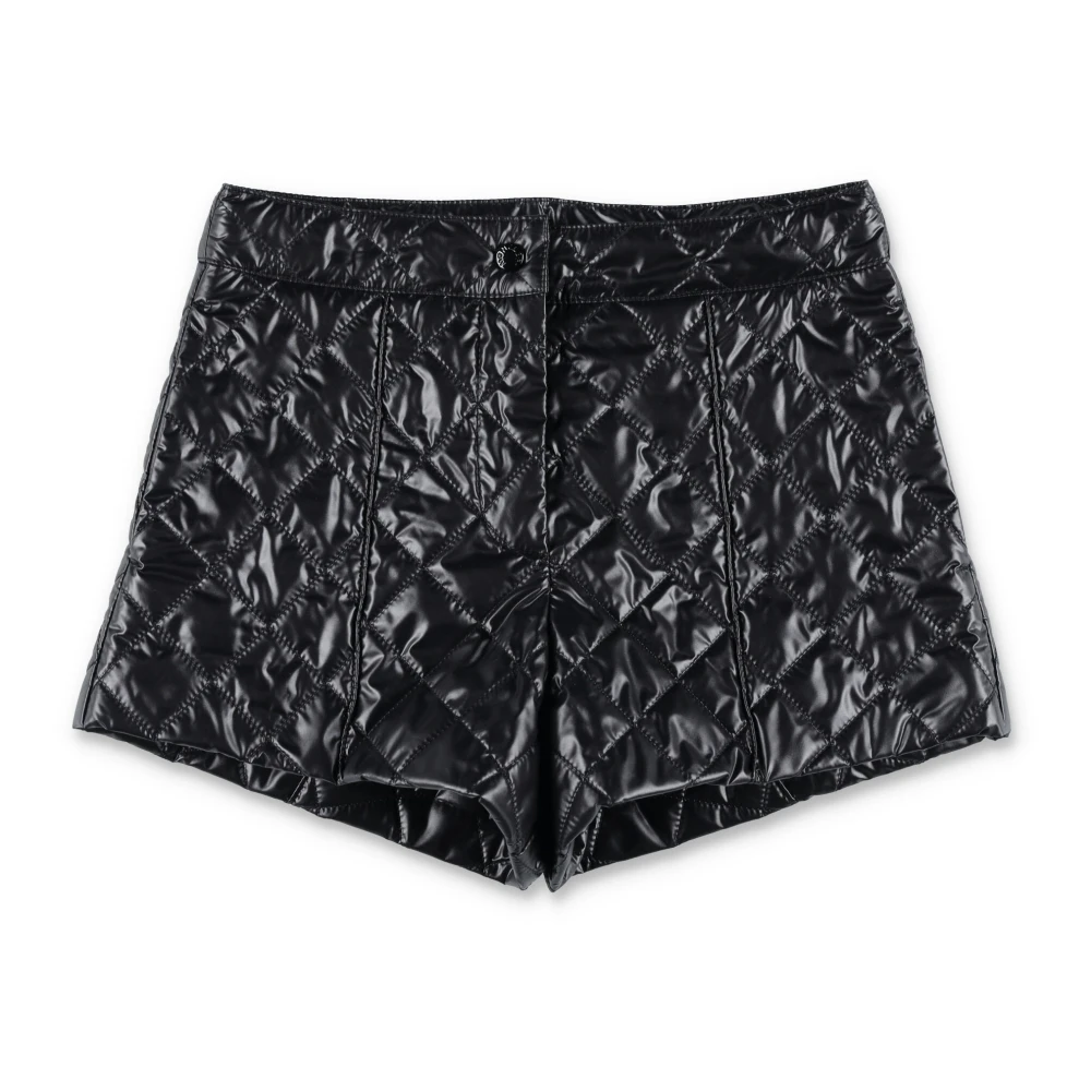 Moncler Svarta Vadderade Shorts Aw24 Black, Flicka