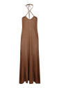 bronze-maxi-dress-halter-neck-ankle