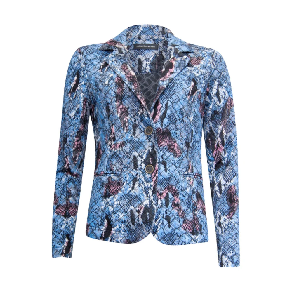 Roberto sarto Elegante Blazer Jas Blue Dames
