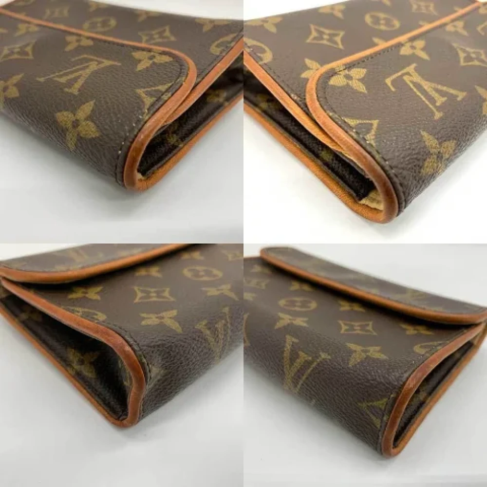 Louis Vuitton Vintage Pre-owned Canvas shoulder-bags Brown Dames
