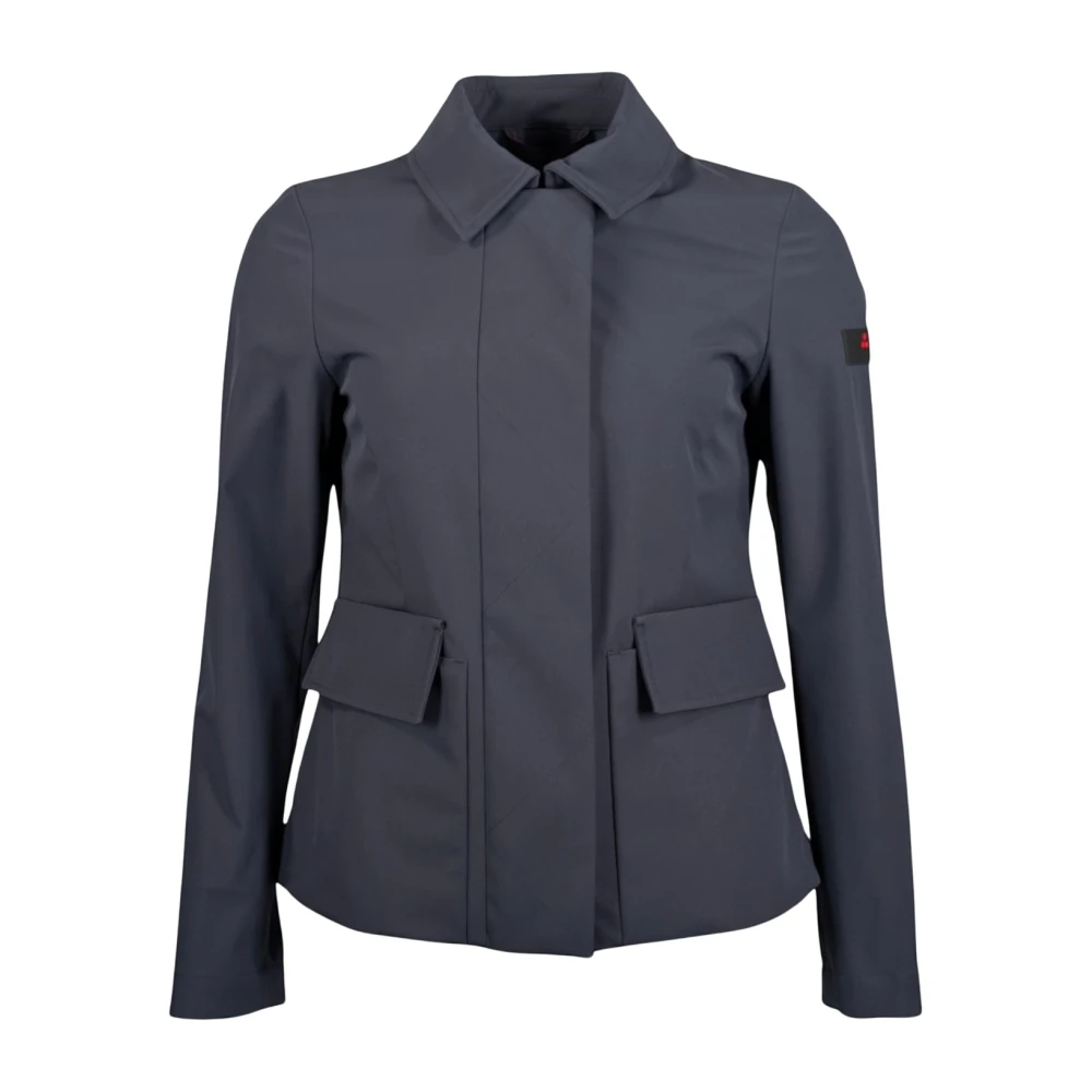 Peuterey Women's Blue Light Jackets, L, Xila Srt Jacket