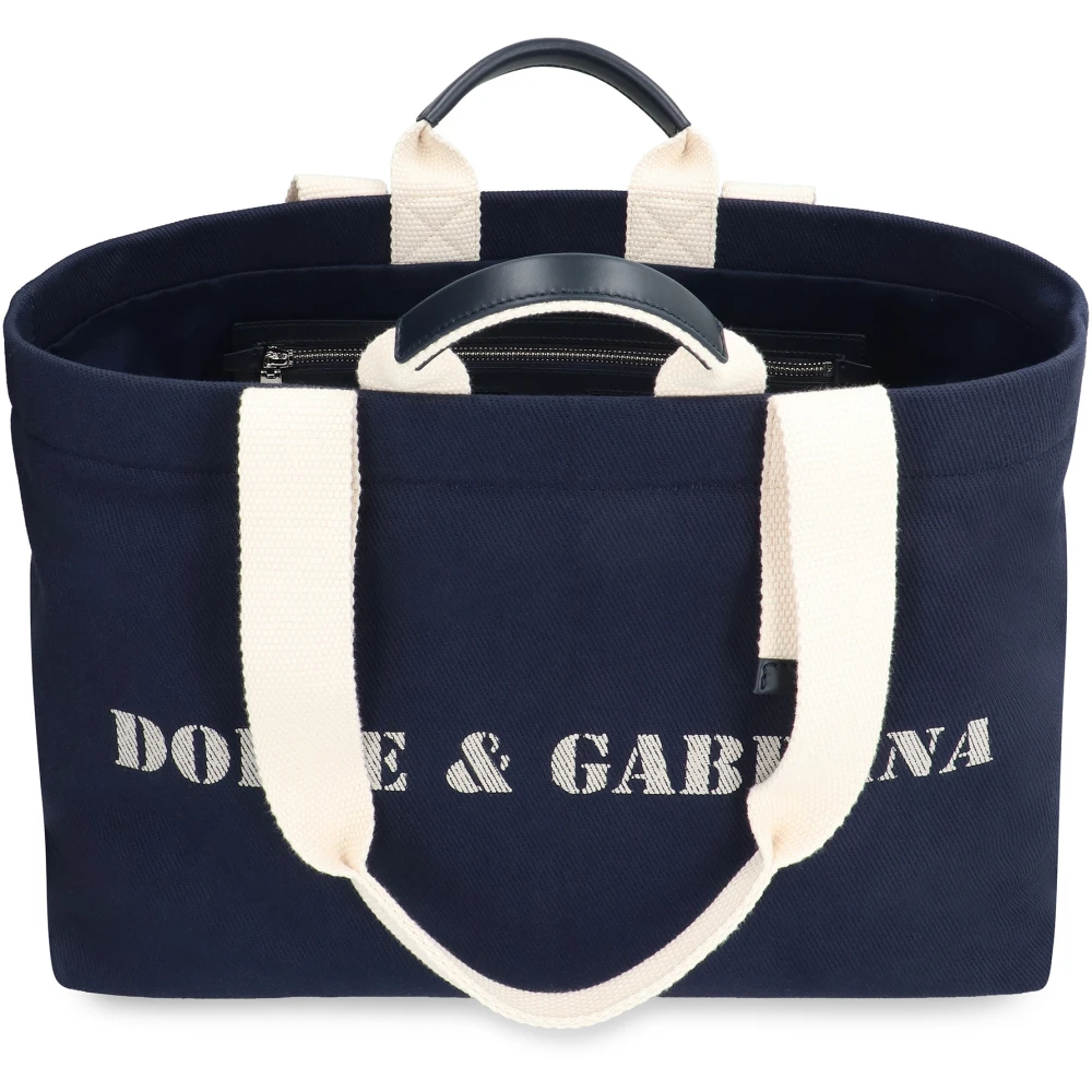 Dolce & Gabbana Tote Bags Blue Heren